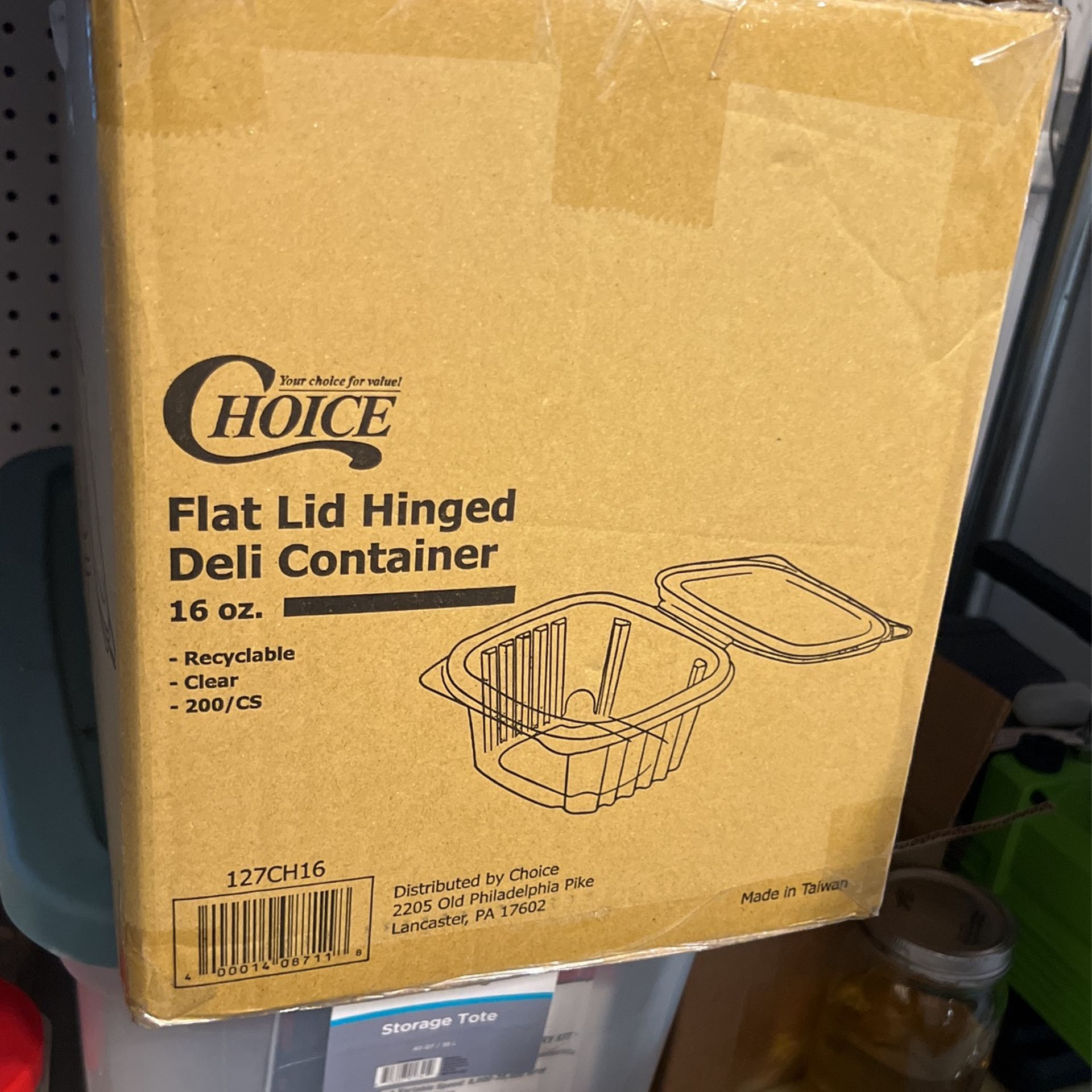 Deli Containers Brand New 