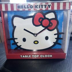 Hello Kitty Table Clock 