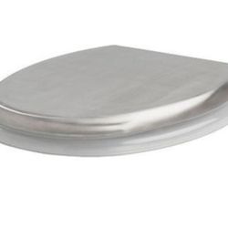 Discontinued, Rare IKEA Silver/Metal Toilet Seat - NEW In Box