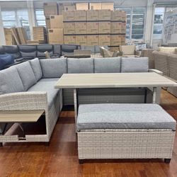 Grey Outdoor Seating Set- BRAND NEW