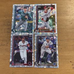 2025 TOPPS LOT OF 4 SILVER CARDS
