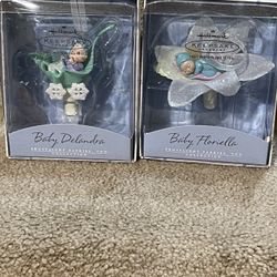 Hallmark Ornament Frostlight Faeries To Baby Floriella Delandra 2002 Fiber Optic