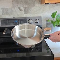 Stainless Steel Pan & Cover