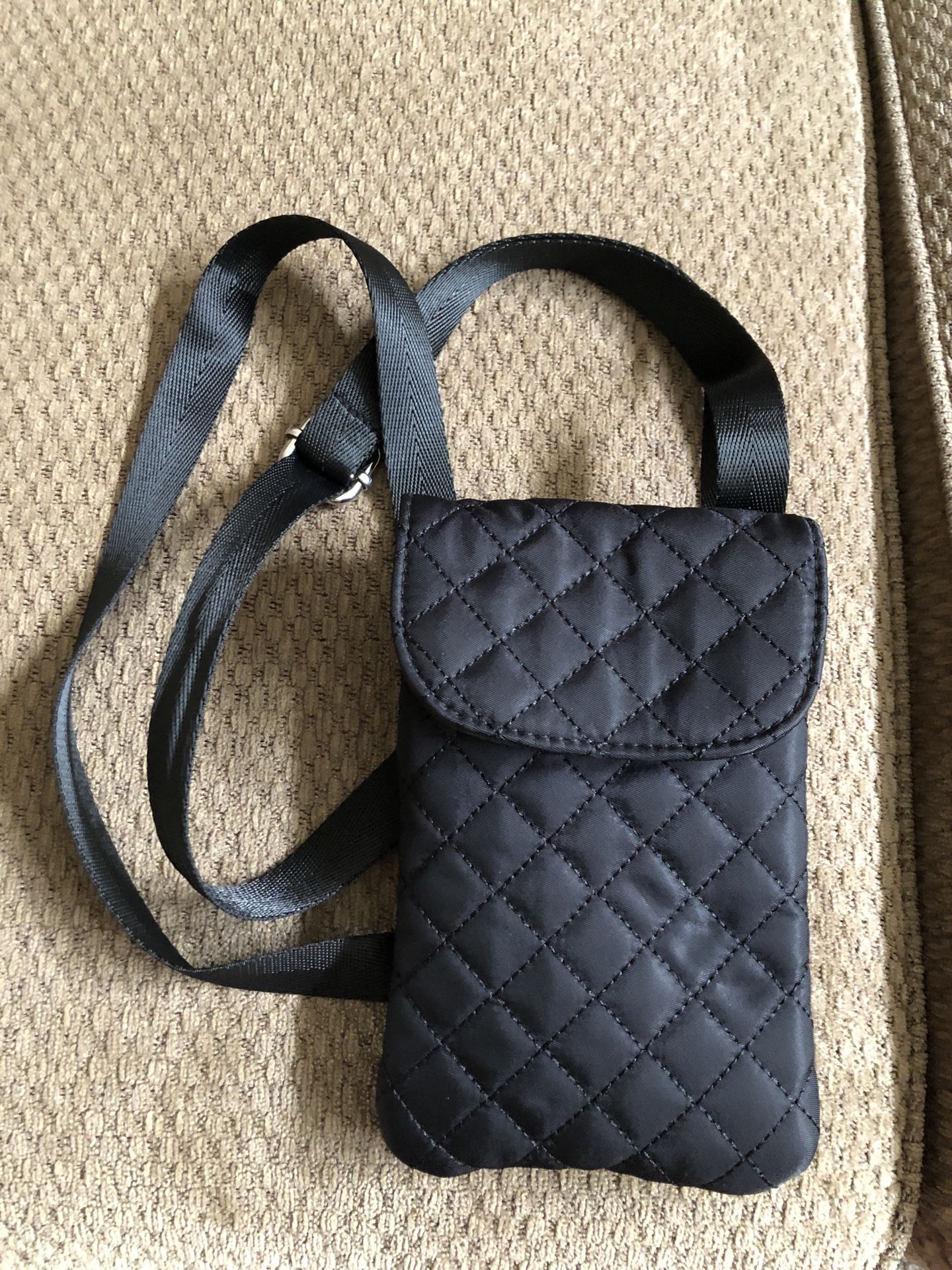 Chico’s Quilted Shoulder Bag - Black