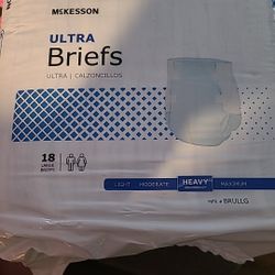 McKesson Ultra Underwear, Incontinence, Heavy Absorbency, Large, 18 Count

