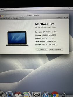 MacBook Pro Retina, Late 2013