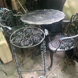 Antique Mid 20th Century French Style Table Set