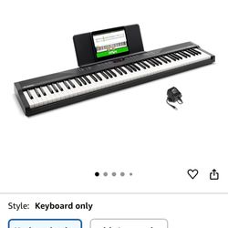 URGENT Alesis 88 Key Digital Piano Keyboard with Stand – Must Go