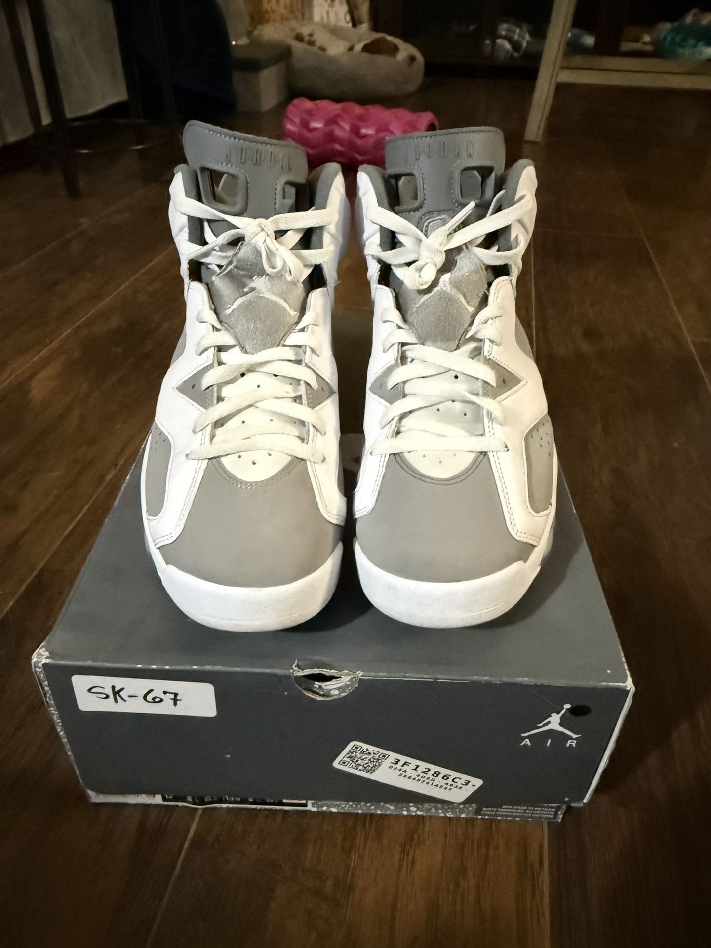 Cool Grey 6’s Sz 12