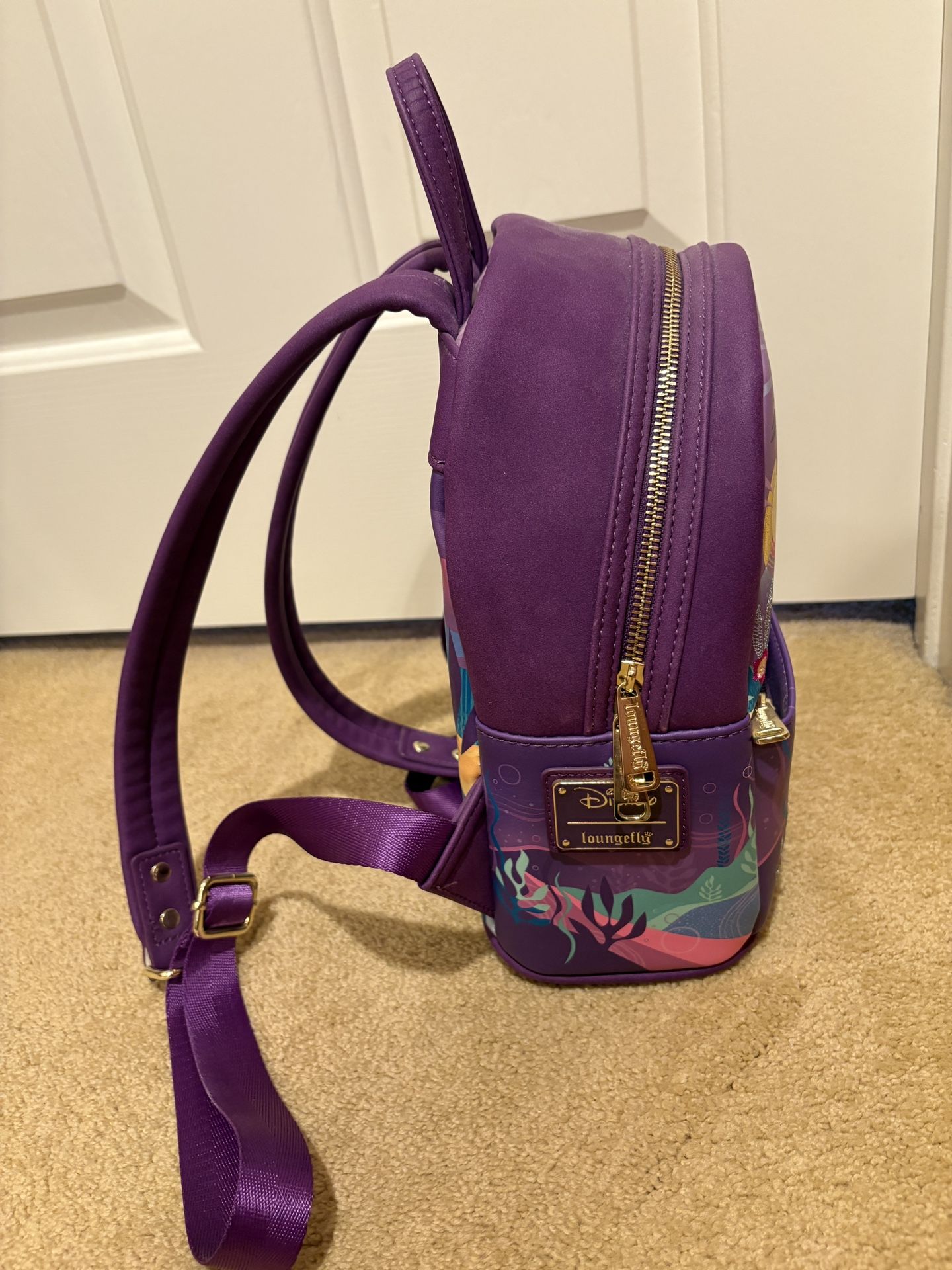 Loungefly Disney Little Mermaid Ariel Castle Mini Backpack Purple NEW Loungefly Disney The Little Mermaid ARIEL | Mercari main image 4