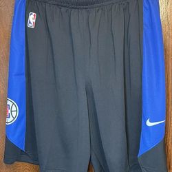 Nike Los Angeles Clippers NBA Engineered  Shorts Black / Blue Men’s Size XL & XL-Tall J5076-010 New