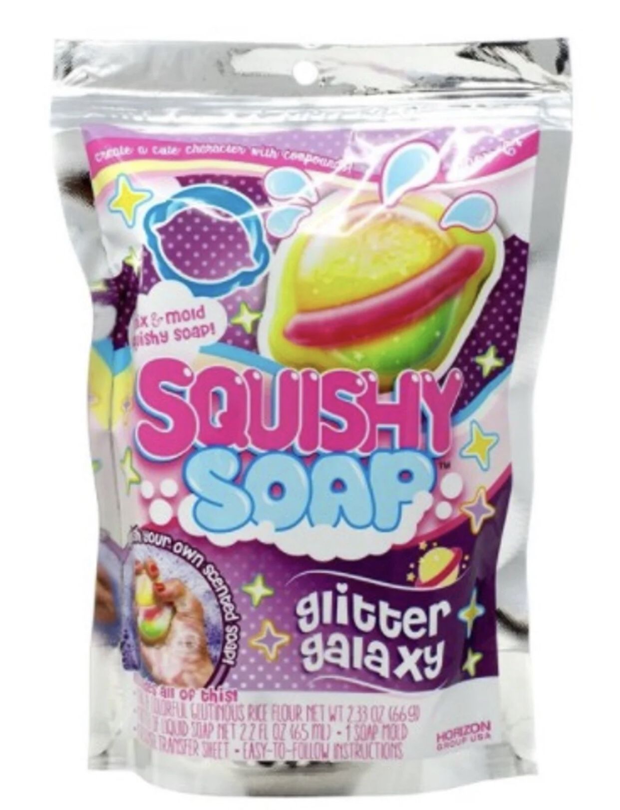 Squishy Soaps - Glitter Galaxy