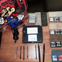 Nintendo 2DS with Extras