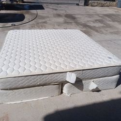 King mattress and box spring