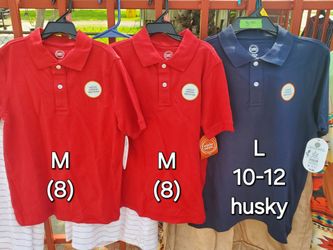 School uniform 2 red 1 blue