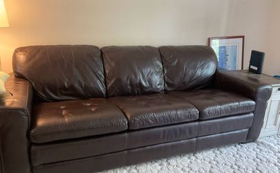Leather couch
