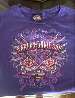 Harley-Davidson Purple Graphic T-Shirt