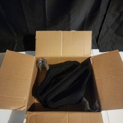 Black Velvet Hangers Bulk Lot