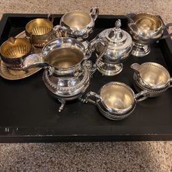 Silver/Silver Plated Set