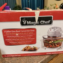 3-Gallon Glass Bowl Convection Oven