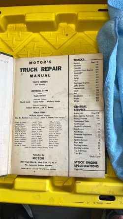 Motors Truck Repair Manual