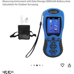 Professional Land Area Measure Meter, High Precision Farmland Measuring Instrument with Data Storage 2000mAh Battery Auto Calculation for Outdoor Surv