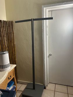 Rolling Clothes Rack on Wheels