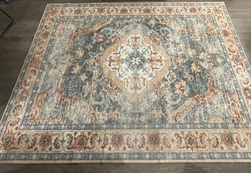 8x10 Ft Brand New Area Rug Foldable Washable And Nonslip 