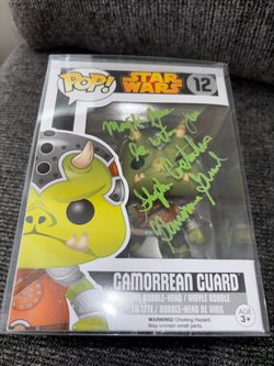 Star wars signed Funko pop