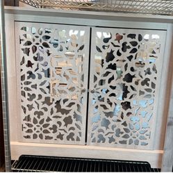 Eltingville 2 Door Mirrored Accent Cabinet