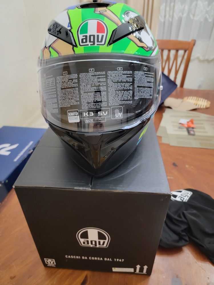 AGV K3 SV ROSSI MUGELLO HELMET XXL