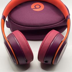 (Authentic) Pop Magenta Beats Solo3 Bluetooth Wireless Headphones #2289