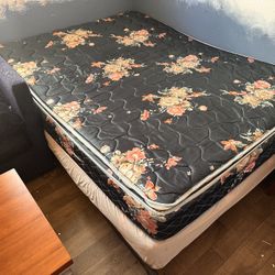 Mattress, box spring, and frame (Full sized)