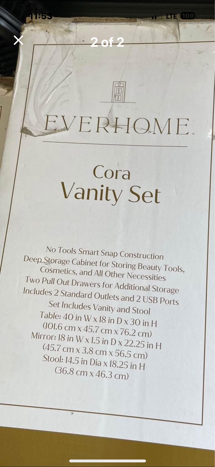 Vanity Set