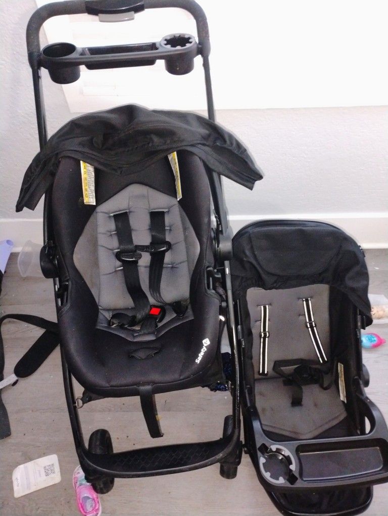 Safety First Carseat / Car seat Stroller /And Extra Attckent Stoller