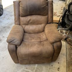 Electric Leather Recliner