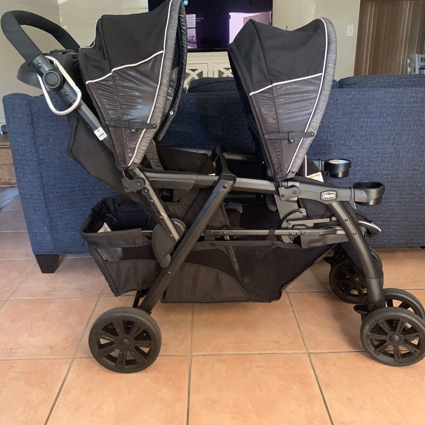 Cortina Together Double Stroller - Minerale