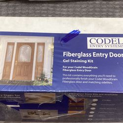New CODEL ENTRY SYSTEMS FIBERGLASS ENTRY DOOR GEL STAINING KIT, Color: Red Mohogany