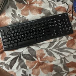 Wired Logitech Keyboard