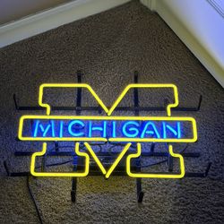 Michigan Wolverines Neon Light