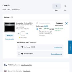 ,Frigidaire Gallery 30-in OVEN & Air Fry