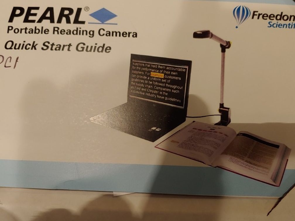 Pearl Portable Reading Camera