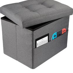 Collapsible Storage Ottoman Cube- New