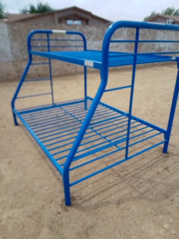 Blue Bunk Beds