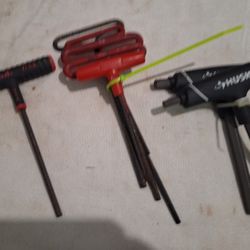 Assorted SAE & Metric T Handle Hex Wrenches