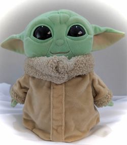 Star Wars Grogu Baby Yoda Plush 11” The Mandalorian Stuffed Toy