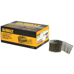 DEWALT 3 in. x 0.120 in. Metal Coil Nails (2700 per Box