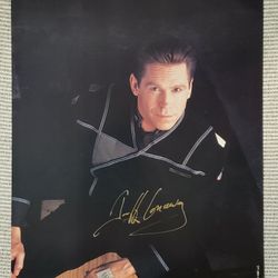 SIGNED Jeff Conaway "Zach Allan" Babylon 5 Photo 8 x 10. Sci Fi Autograph 