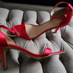 Red Heels Size 9.5 Used Once
