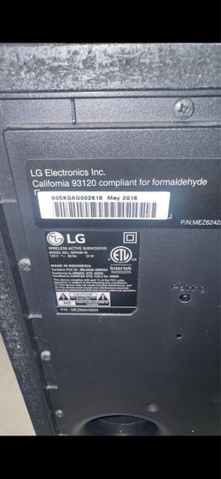 WIRELESS ACTIVE SUBWOOFER MODEL NO.: SPH5B-W